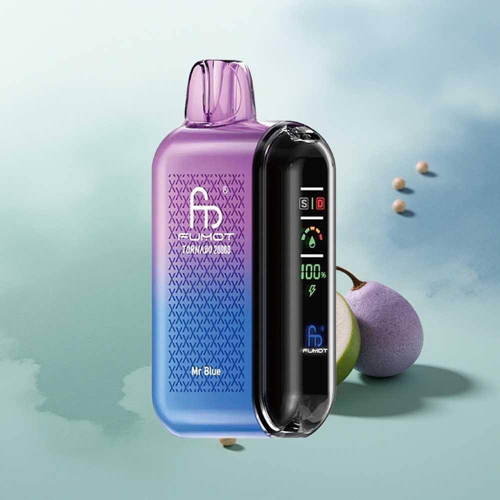 Wholesale Pakistan Fumot Tornado 20000 Puffs Disposable Vape Mr Blue 20mg/ml Nicotine Contain