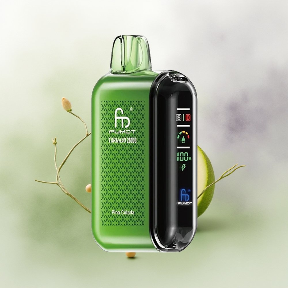Wholesale Pakistan Fumot Tornado 20000 Puffs Disposable Vape Pina Colada 20mg/ml Nicotine Contain
