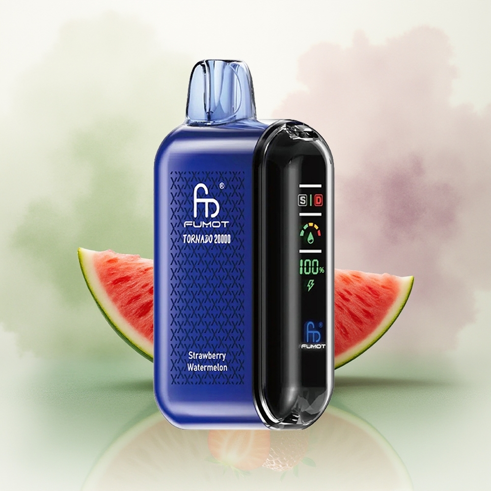Wholesale Pakistan Fumot Tornado 20000 Puffs Disposable Vape Strawberry Watermelon 20mg/ml Nicotine Contain