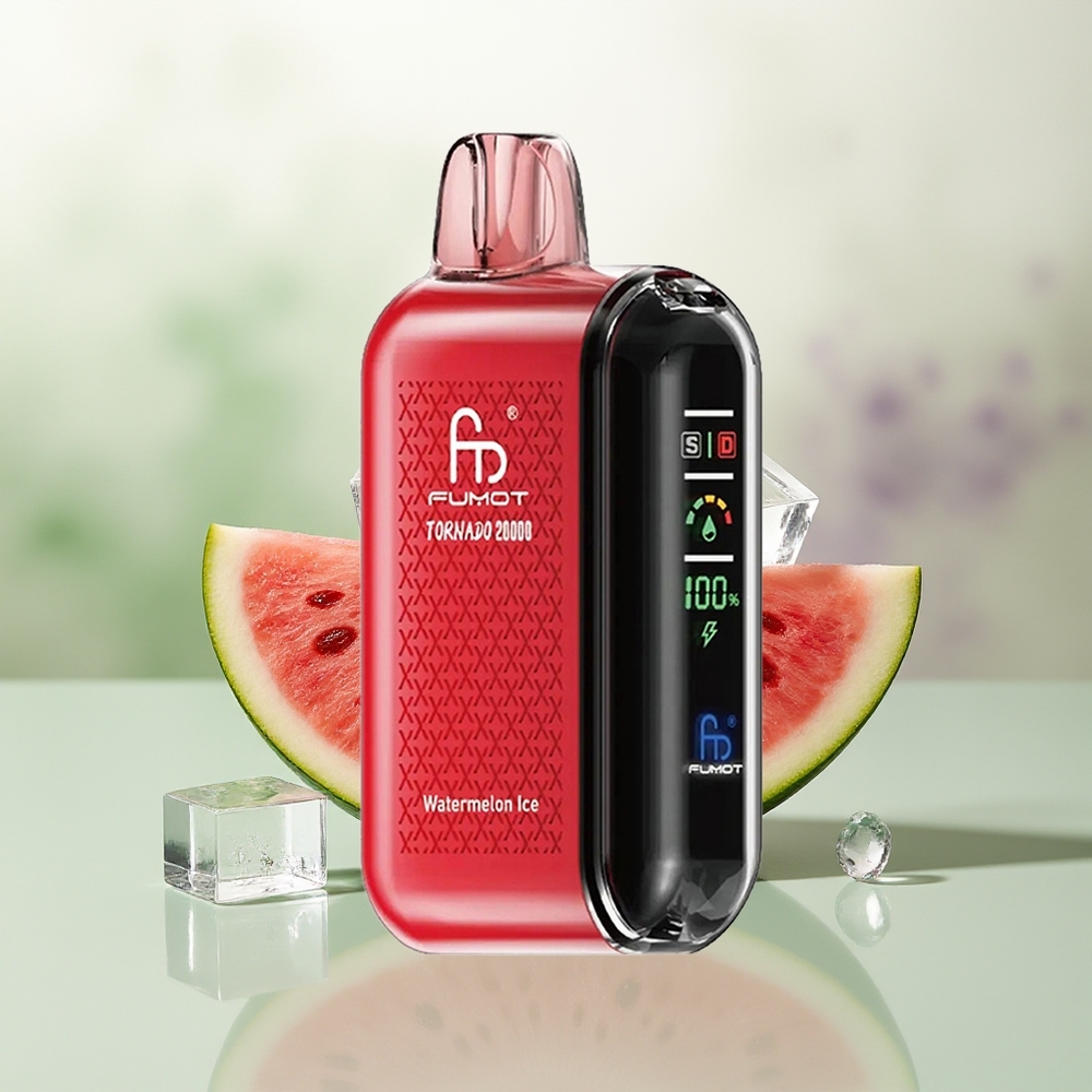Wholesale Pakistan Fumot Tornado 20000 Puffs Disposable Vape Watermelon Ice 20mg/ml Nicotine Contain