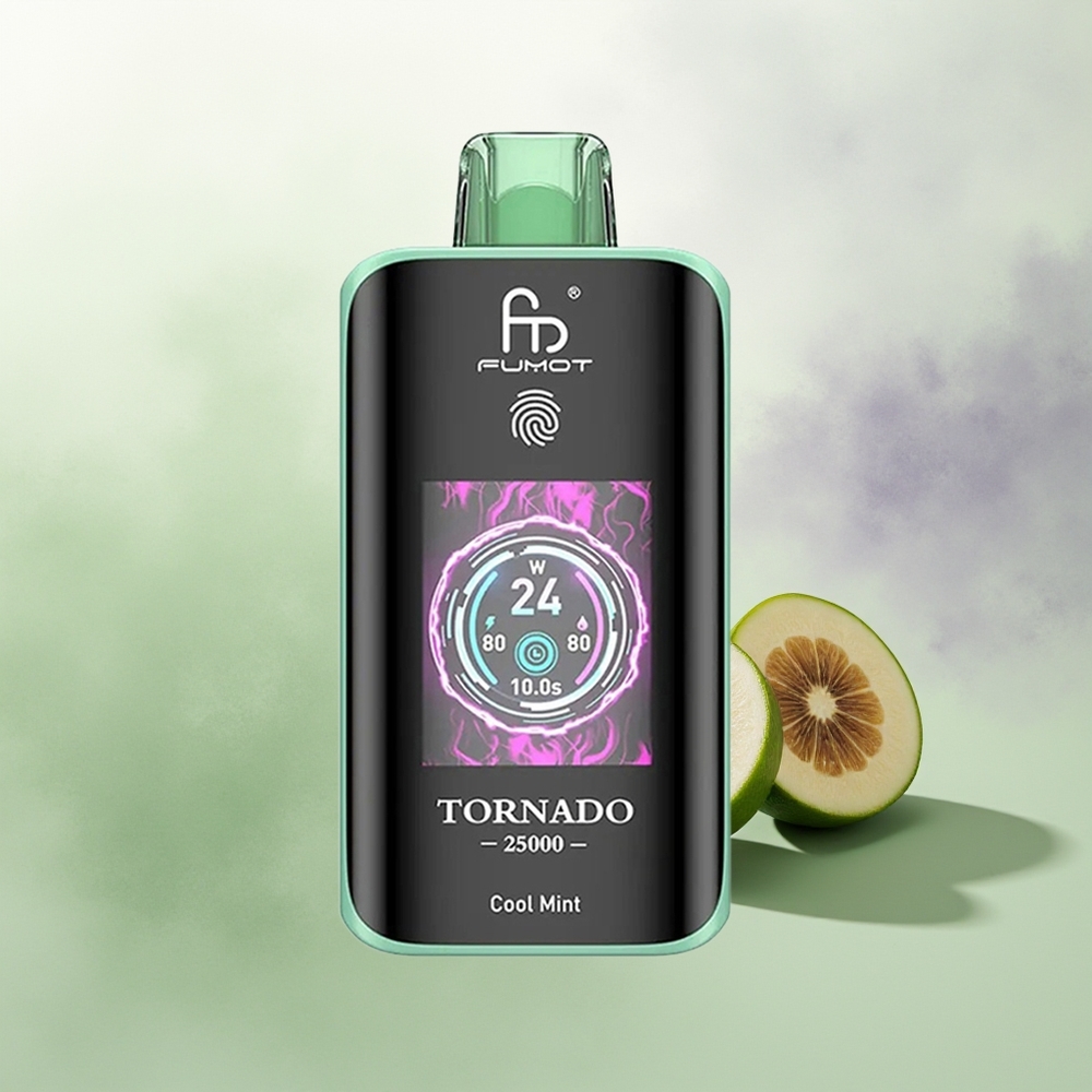Wholesale Pakistan Fumot Tornado 25000 Puffs Disposable Vape Cool Mint 0%,2%,3%,5% Nicotine Contain