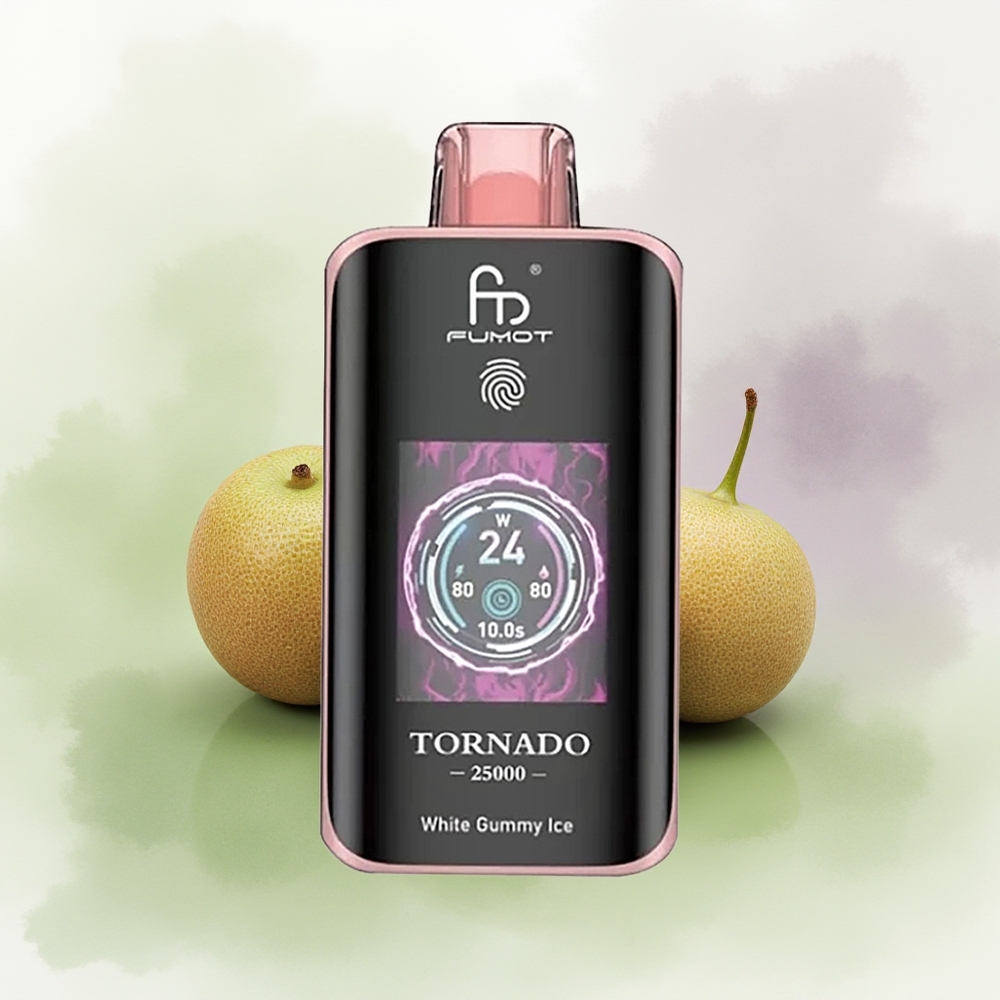 Wholesale Pakistan Fumot Tornado 25000 Puffs Disposable Vape Kiwi Passion Fruit Guava 0%,2%,3%,5% Nicotine Contain