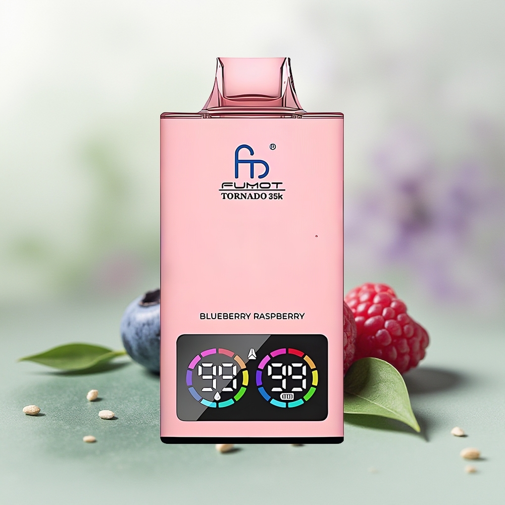 Wholesale Pakistan Fumot Tornado 35000 Disposable Vape Blueberry Raspberry