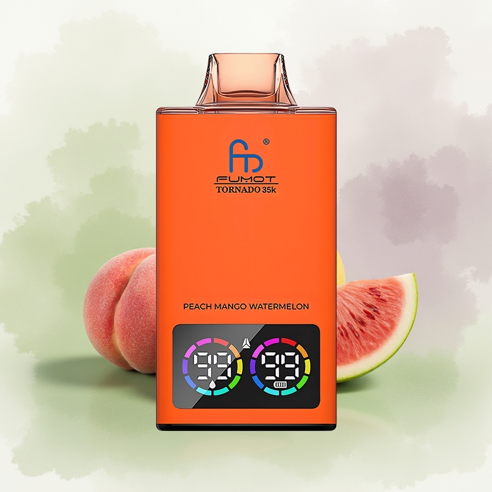 Wholesale Pakistan Fumot Tornado 35000 Disposable Vape Peach Mango Watermelon