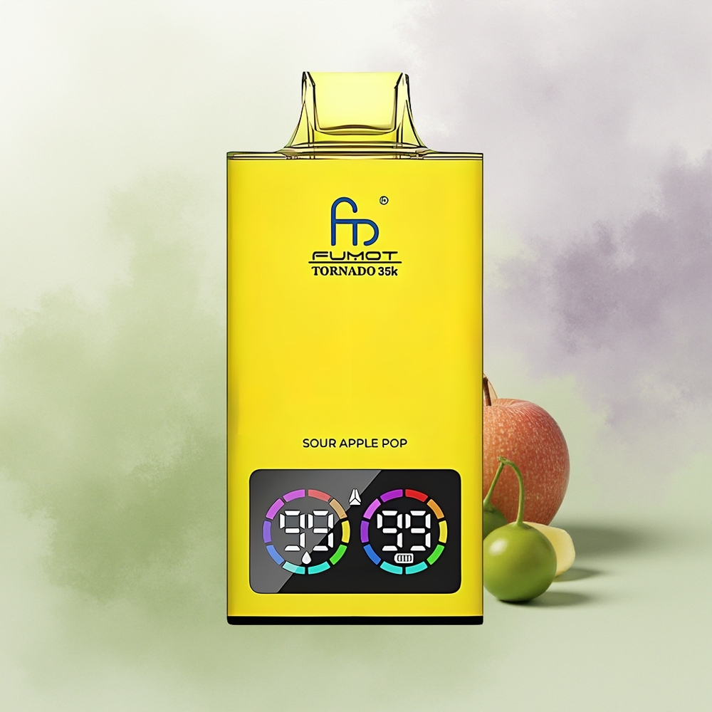 Wholesale Pakistan Fumot Tornado 35000 Disposable Vape Sour Apple Pop