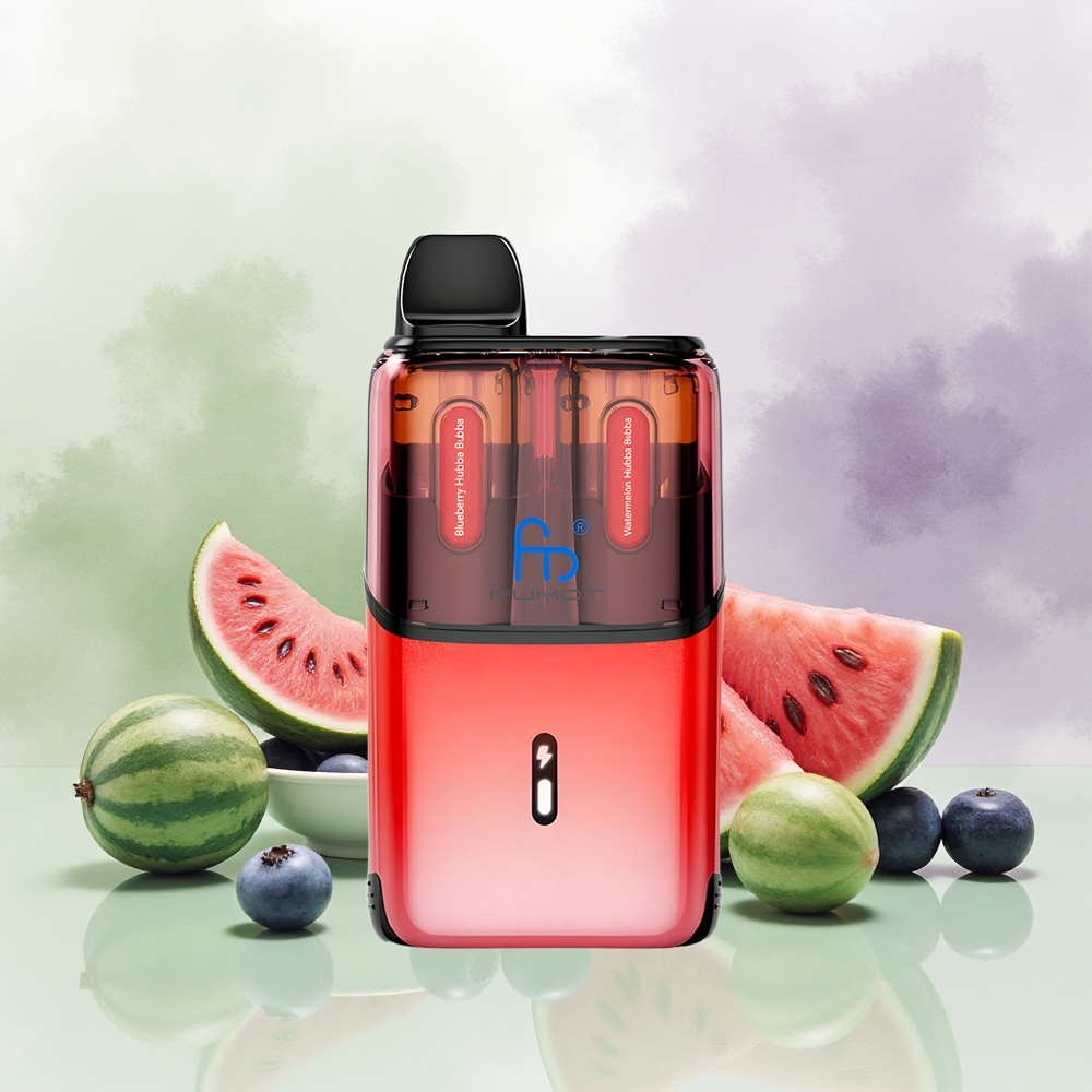 Wholesale Pakistan Fumot Ultra T32000 Disposable Vape Blueberry Hubba Bubba - Watermelon Hubba Bubba 20mg/ml Nicotine Contain