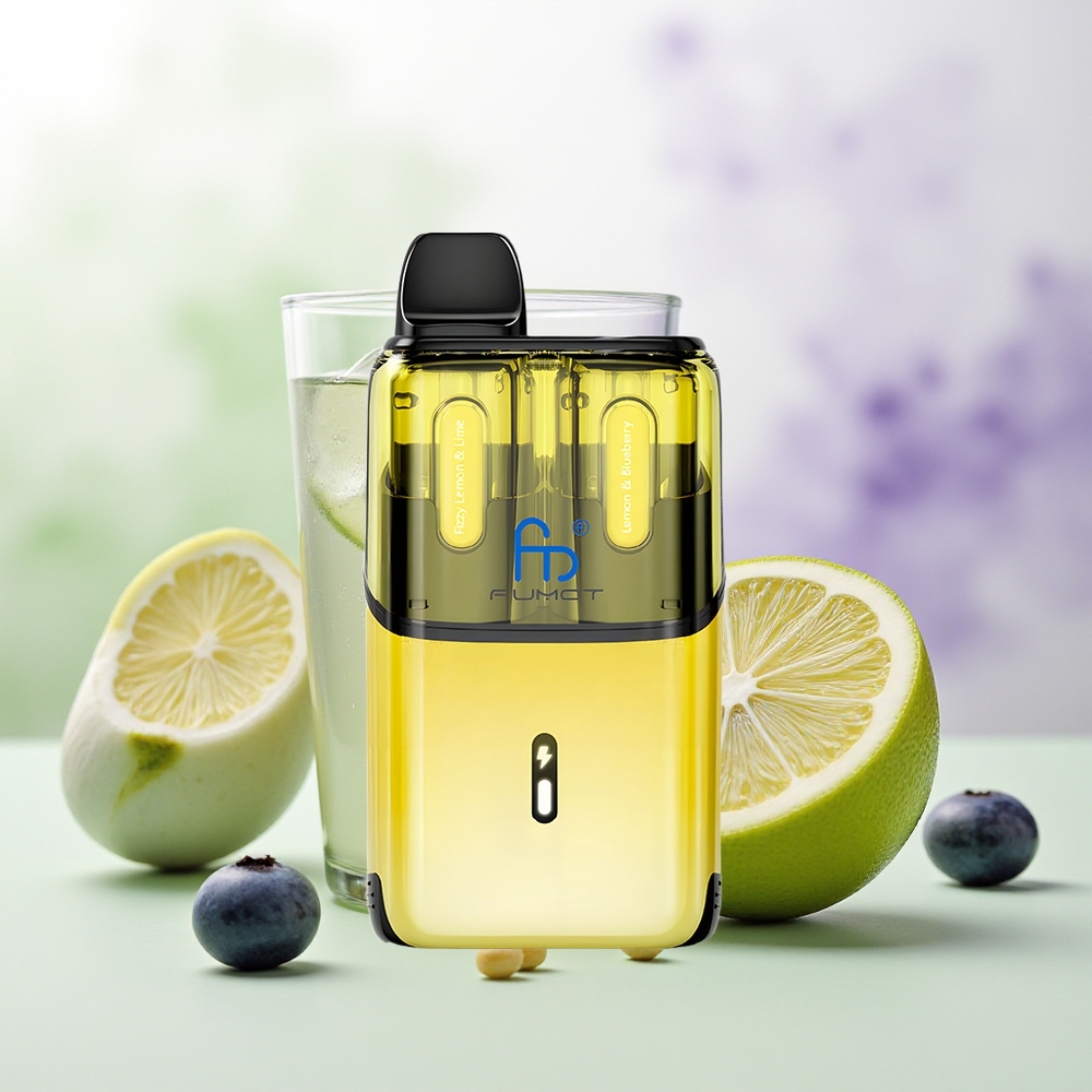 Wholesale Pakistan Fumot Ultra T32000 Disposable Vape Fizzy Lemon & Lime - Lemon & Blueberry 20mg/ml Nicotine Contain