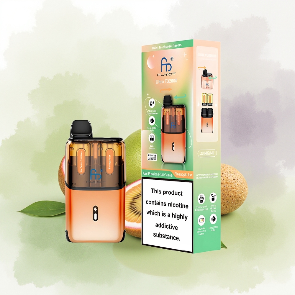 Wholesale Pakistan Fumot Ultra T32000 Disposable Vape Kiwi Passion Fruit Guava - Pineapple Ice 20mg/ml Nicotine Contain