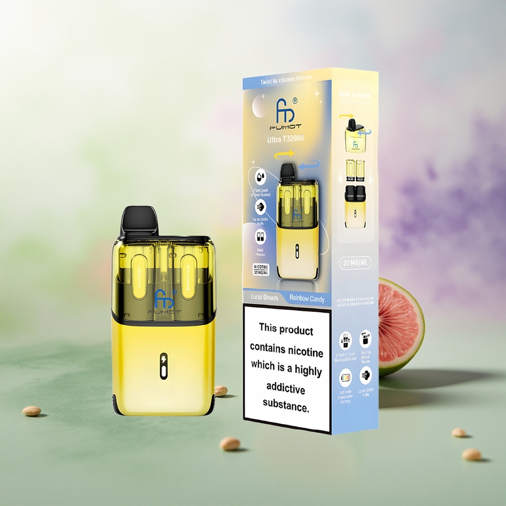 Wholesale Pakistan Fumot Ultra T32000 Disposable Vape Lucid Dream - Rainbow Candy 20mg/ml Nicotine Contain