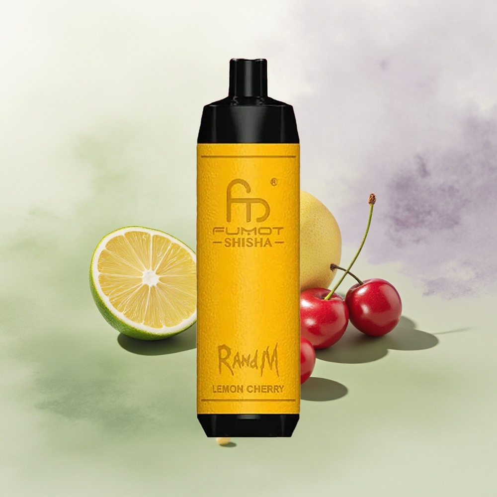 Wholesale Pakistan RandM Fumot Shisha 10000 Puffs Disposable Vape Lemon Cherry 5mg/ml Nicotine Contain