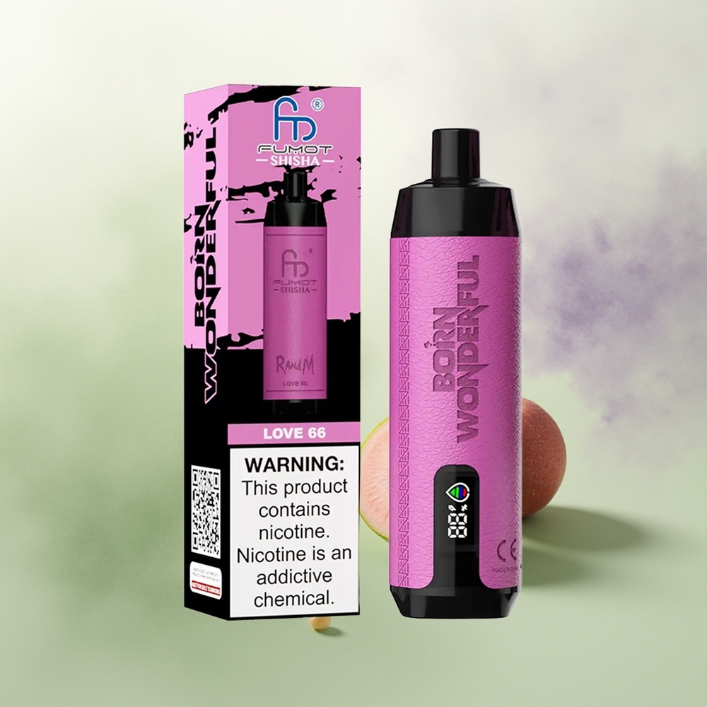 Wholesale Pakistan RandM Fumot Shisha 10000 Puffs Disposable Vape Love 66 5mg/ml Nicotine Contain