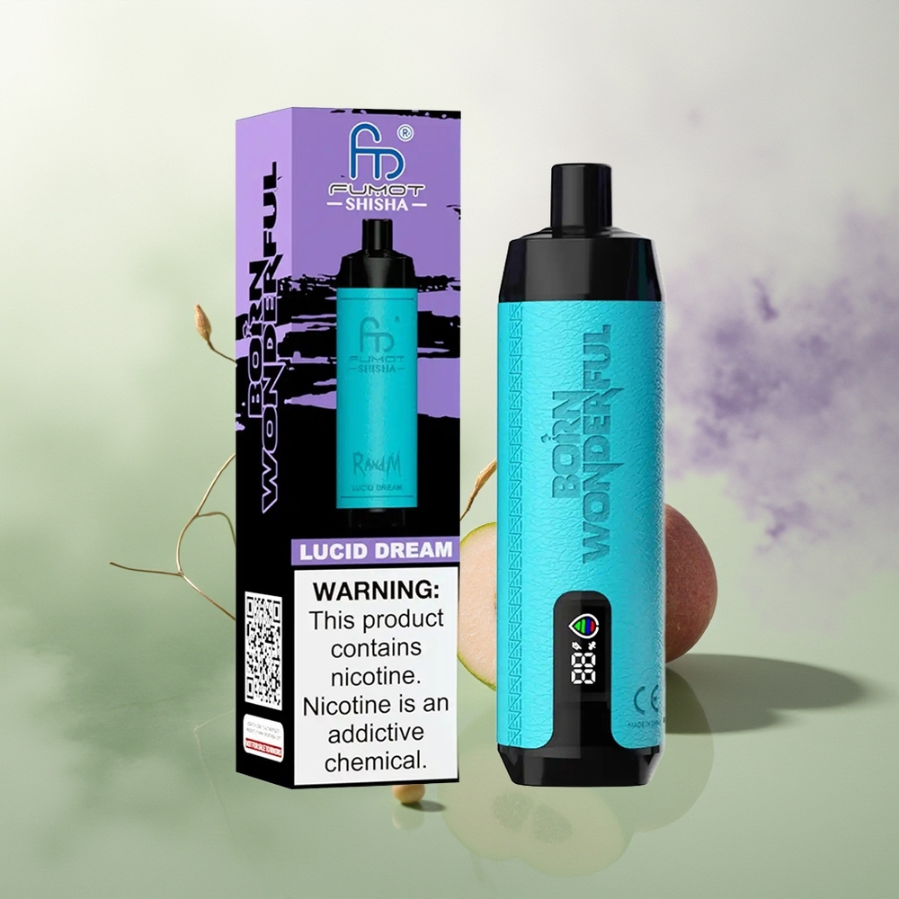 Wholesale Pakistan RandM Fumot Shisha 10000 Puffs Disposable Vape Lucid Dream 5mg/ml Nicotine Contain