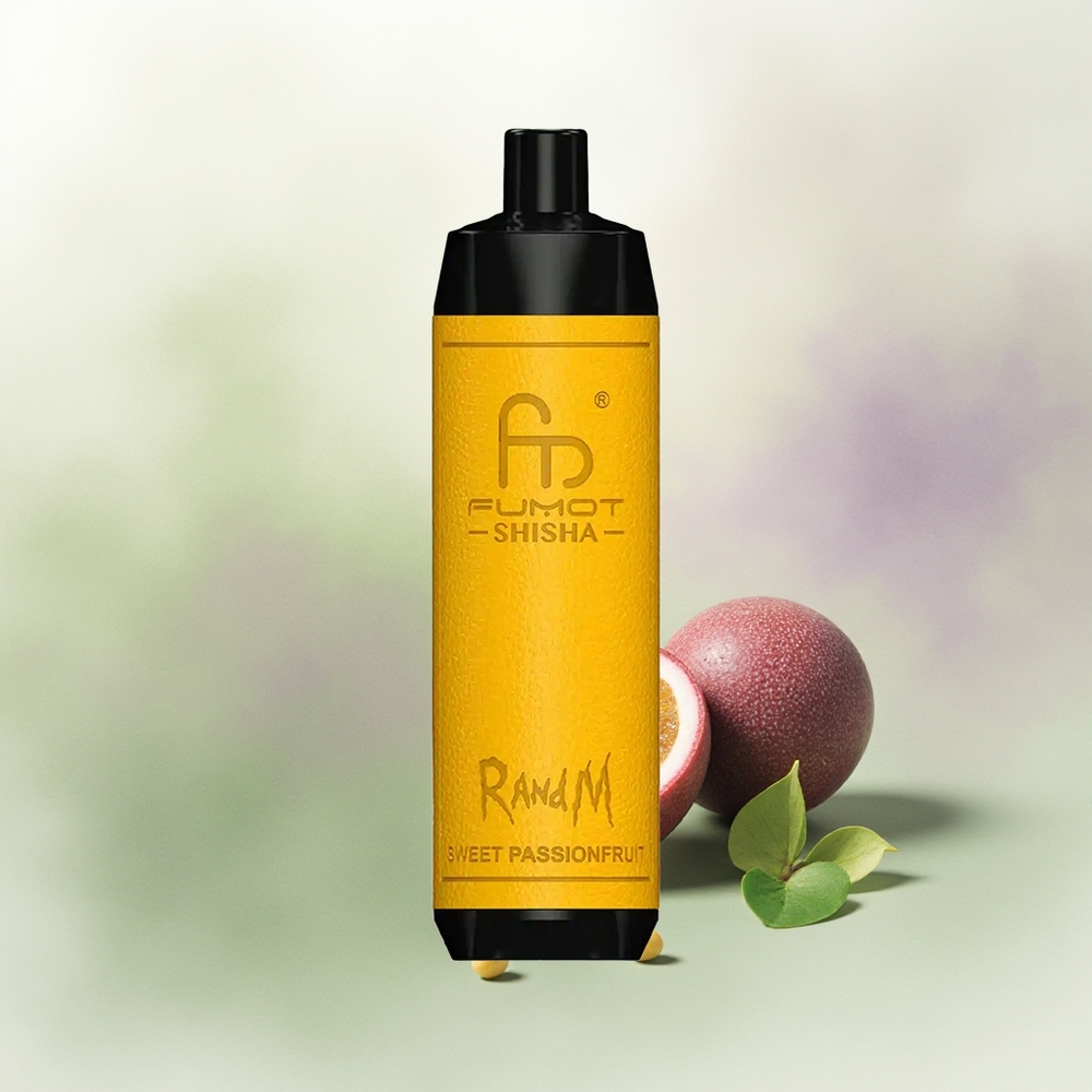 Wholesale Pakistan RandM Fumot Shisha 10000 Puffs Disposable Vape Sweet Passion Fruit 5mg/ml Nicotine Contain