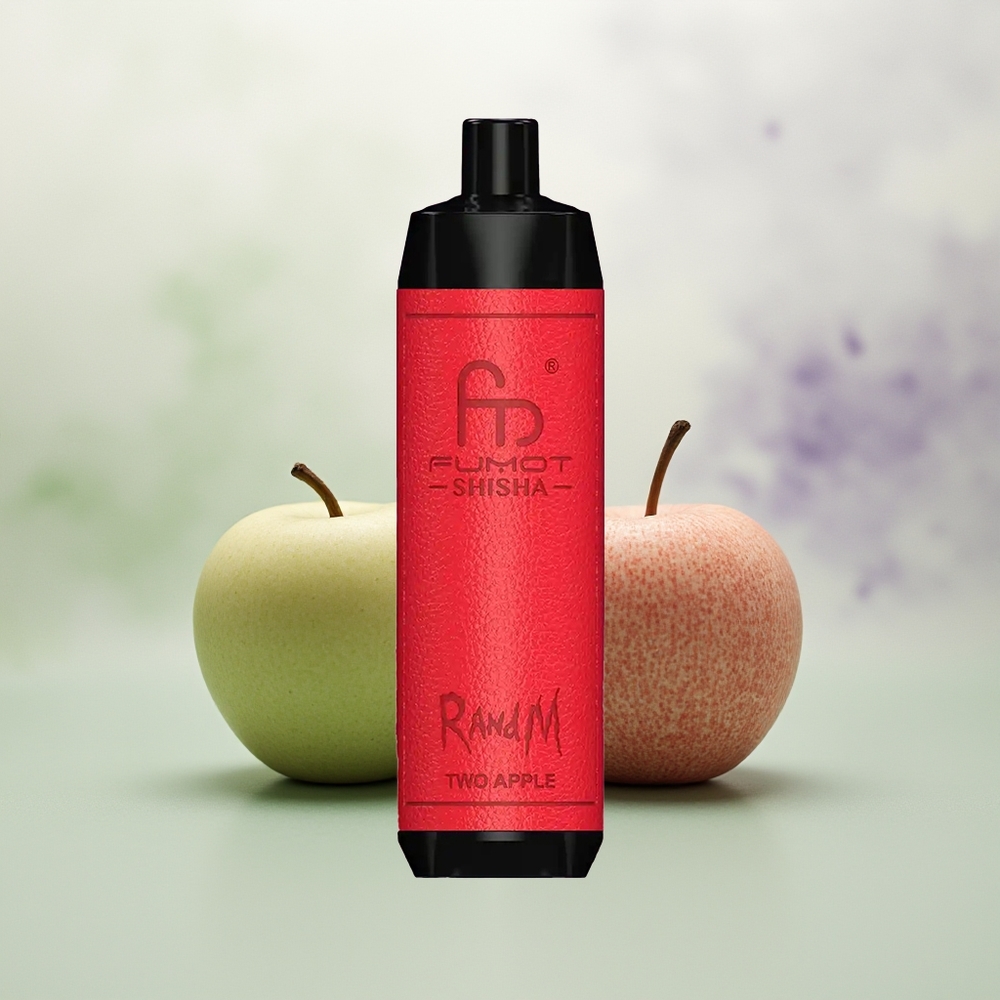 Wholesale Pakistan RandM Fumot Shisha 10000 Puffs Disposable Vape Two Apple 5mg/ml Nicotine Contain