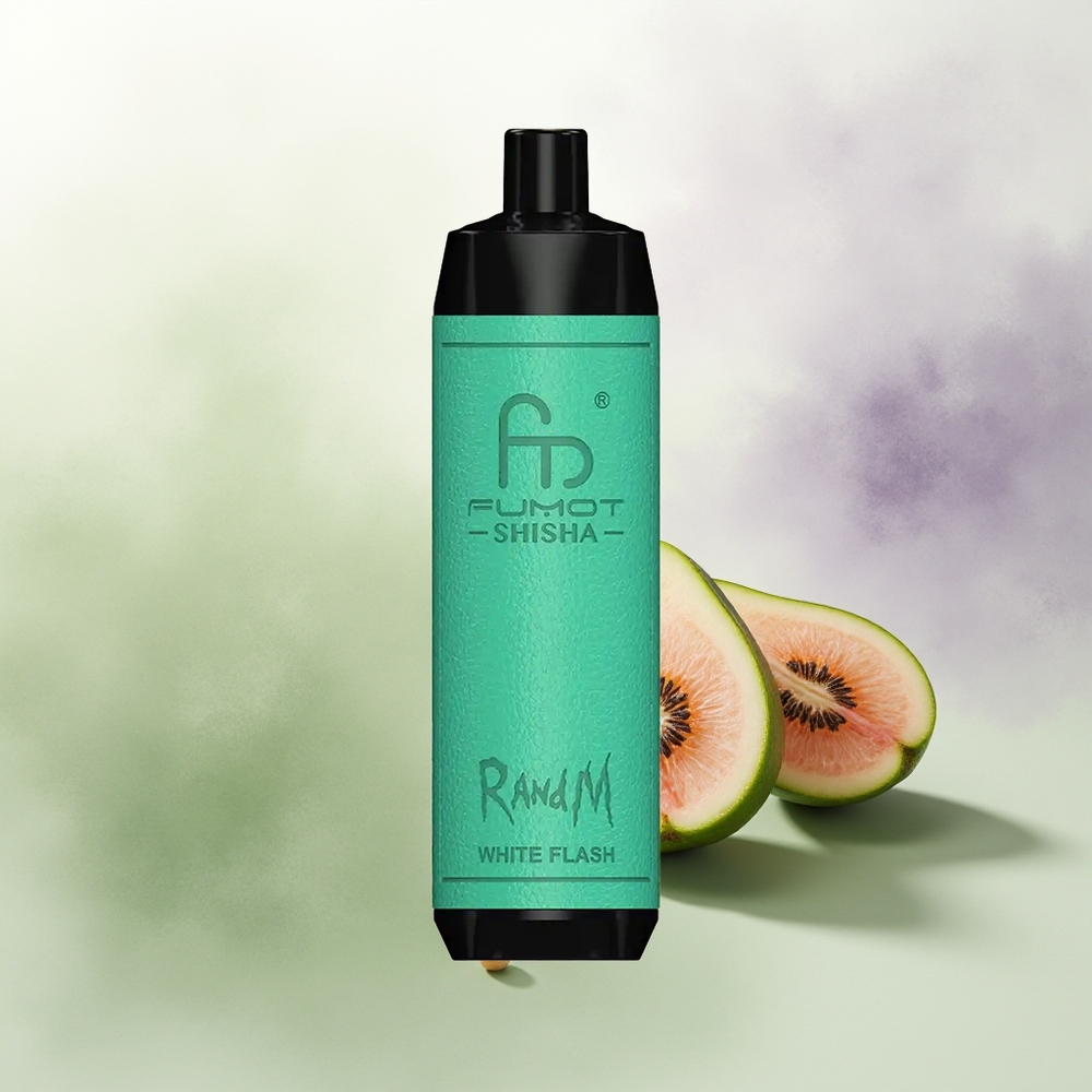 Wholesale Pakistan RandM Fumot Shisha 10000 Puffs Disposable Vape White Flash 5mg/ml Nicotine Contain
