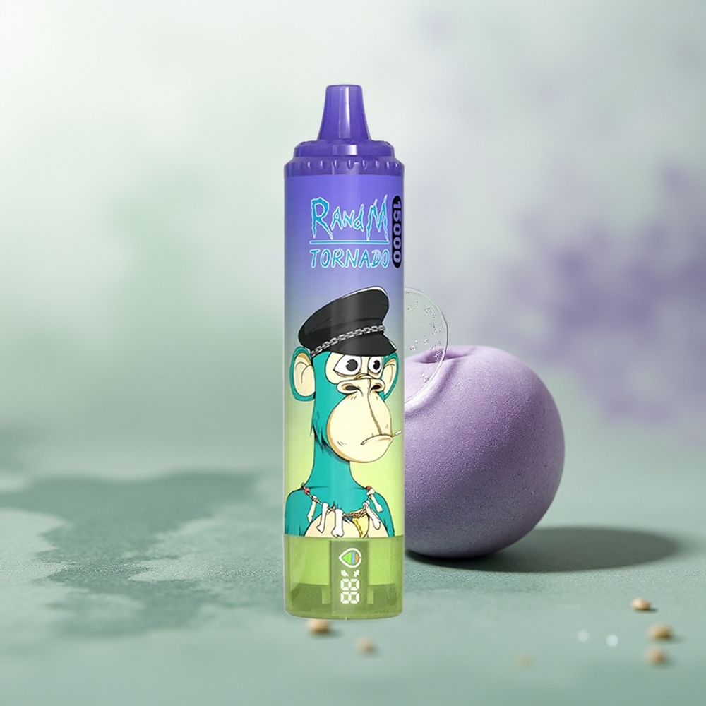 Wholesale Pakistan RandM Fumot Tornado 15000 Puffs Disposable Vape Blueberry Bubble Gum 0%,2%,3%,5% Nicotine Contain