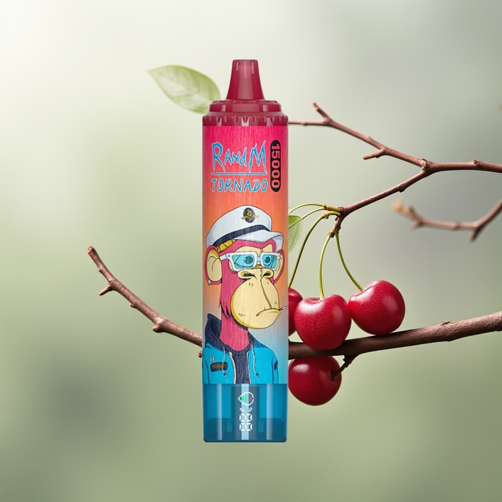 Wholesale Pakistan RandM Fumot Tornado 15000 Puffs Disposable Vape Cherry 0%,2%,3%,5% Nicotine Contain
