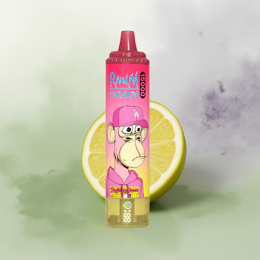 Wholesale Pakistan RandM Fumot Tornado 15000 Puffs Disposable Vape Lemon 0%,2%,3%,5% Nicotine Contain