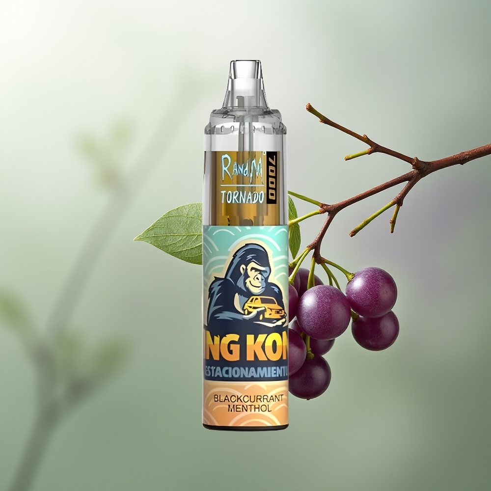 Wholesale Pakistan RandM Fumot Tornado 7000 Puffs Disposable Vape Blackcurrant Menthol 0%,2%,3%,5% Nicotine Contain