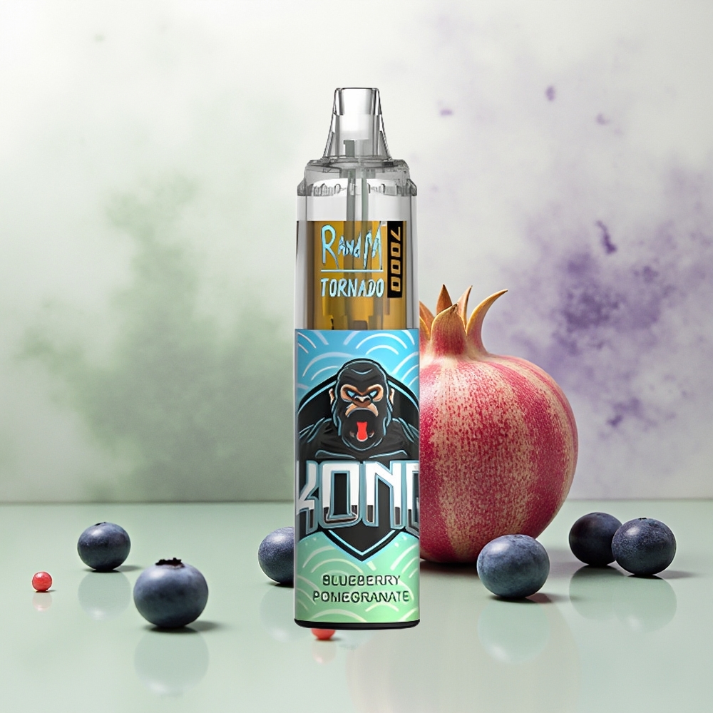 Wholesale Pakistan RandM Fumot Tornado 7000 Puffs Disposable Vape Blueberry Pomegranate 0%,2%,3%,5% Nicotine Contain