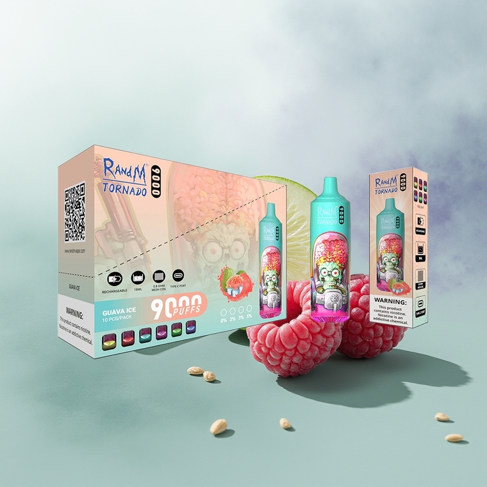 Wholesale Pakistan RandM Fumot Tornado 9000 Puffs Disposable Vape Blue Sour Raspberry