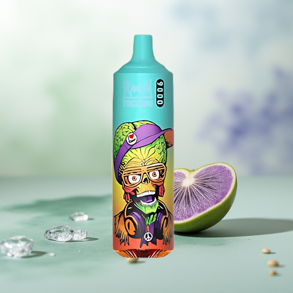 Wholesale Pakistan RandM Fumot Tornado 9000 Puffs Disposable Vape Bluelicious Ice