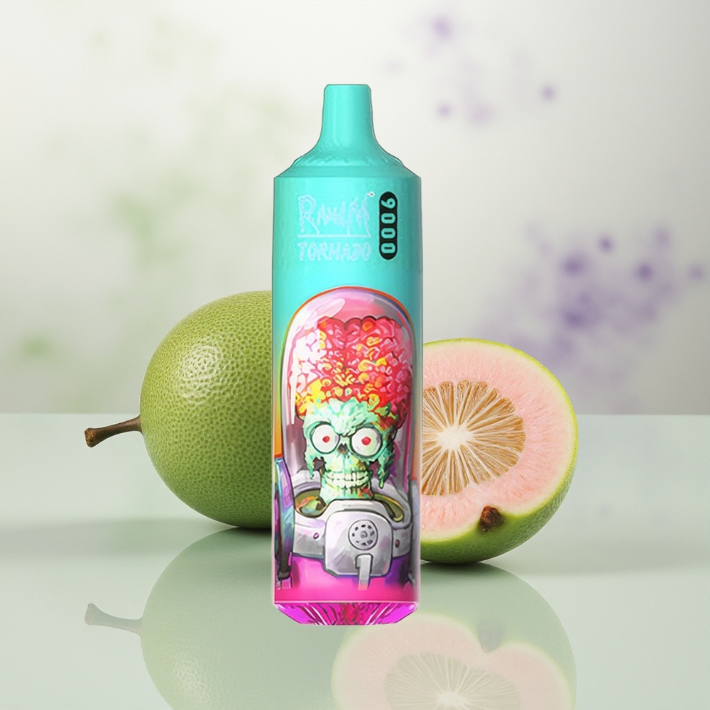 Wholesale Pakistan RandM Fumot Tornado 9000 Puffs Disposable Vape Guava Ice
