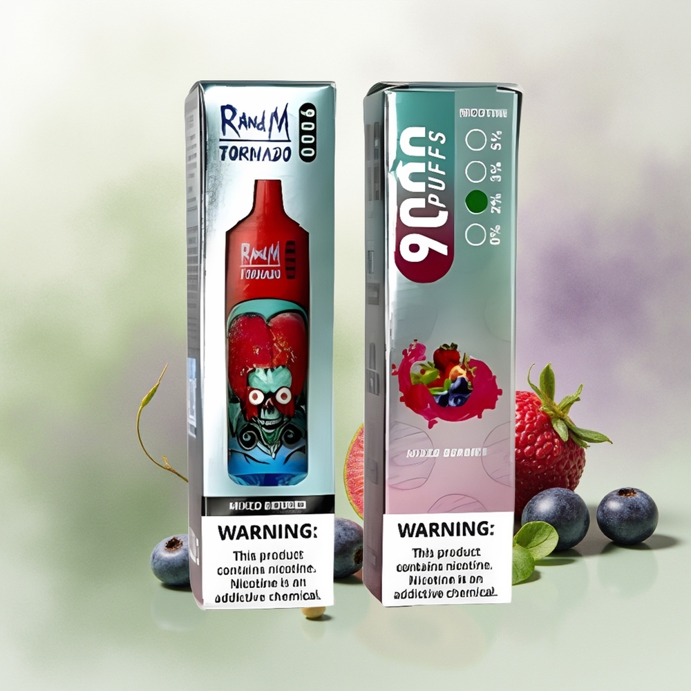 Wholesale Pakistan RandM Fumot Tornado 9000 Puffs Disposable Vape Mixed Berries