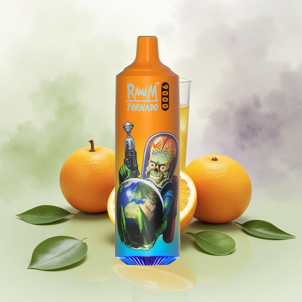 Wholesale Pakistan RandM Fumot Tornado 9000 Puffs Disposable Vape Orange Soda