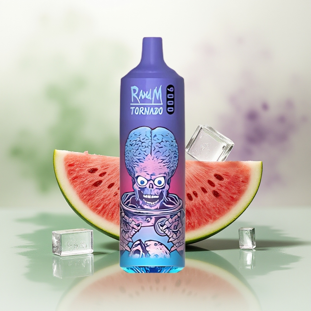 Wholesale Pakistan RandM Fumot Tornado 9000 Puffs Disposable Vape Watermelon Brazz Ice