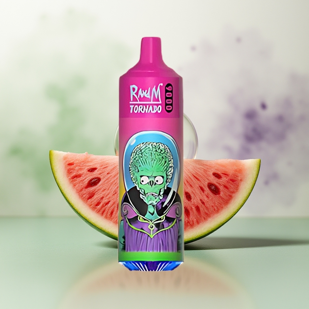 Wholesale Pakistan RandM Fumot Tornado 9000 Puffs Disposable Vape Watermelon Bubble Gum