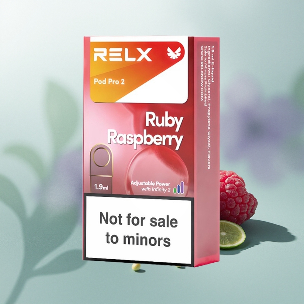 Wholesale Pakistan Relx Pod Pro 2 Vape Device Blue Raspberry 0mg/ml Nicotine Contain