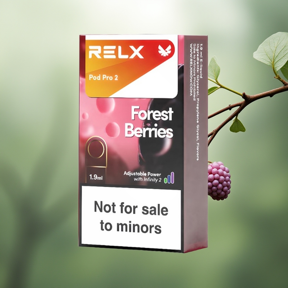 Wholesale Pakistan Relx Pod Pro 2 Vape Device Forest Berries 0mg/ml Nicotine Contain