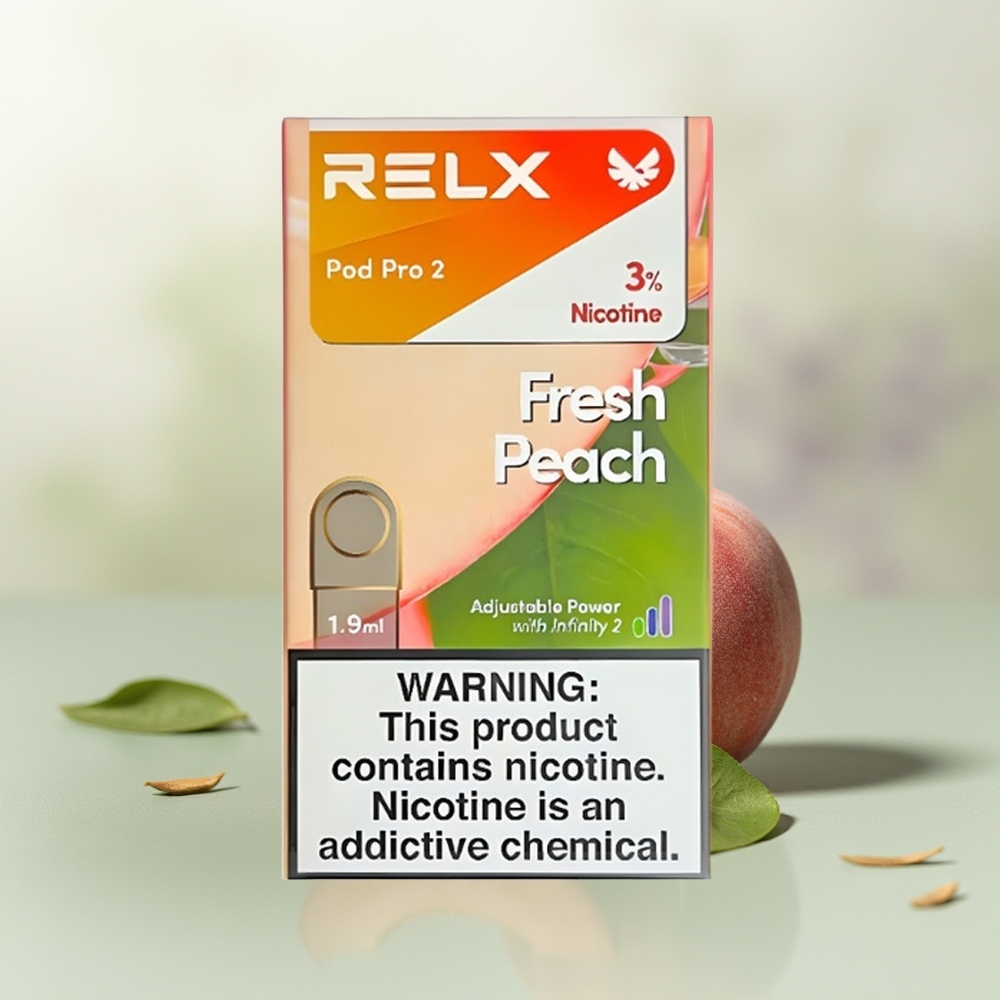 Wholesale Pakistan Relx Pod Pro 2 Vape Device Fresh Peach 30mg/ml Nicotine Contain