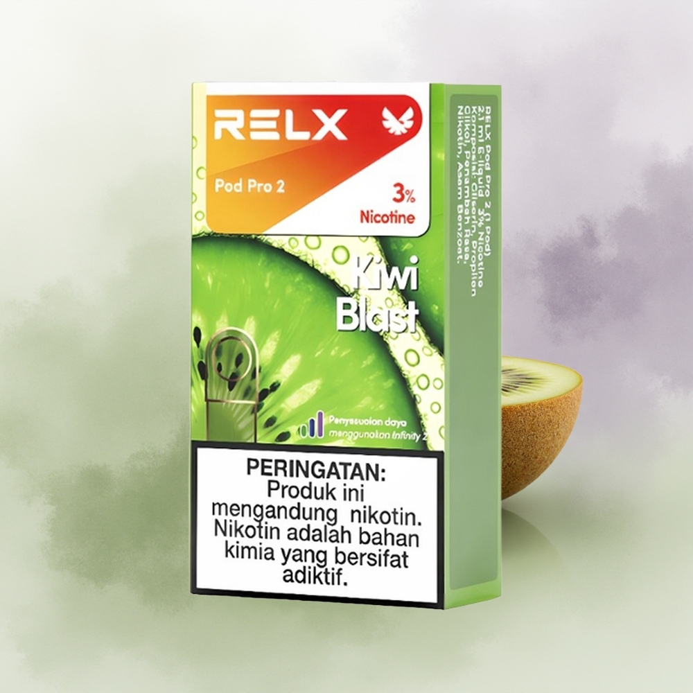 Wholesale Pakistan Relx Pod Pro 2 Vape Device Kiwi Blast 30mg/ml Nicotine Contain
