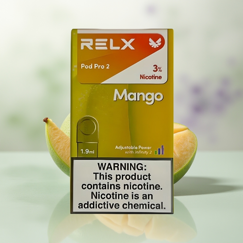 Wholesale Pakistan Relx Pod Pro 2 Vape Device Mango Ice 30mg/ml Nicotine Contain