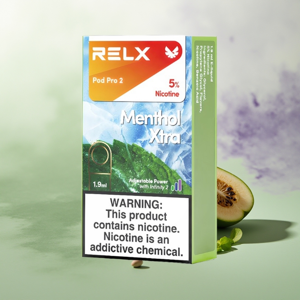 Wholesale Pakistan Relx Pod Pro 2 Vape Device Menthol Xtra 50mg/ml Nicotine Contain