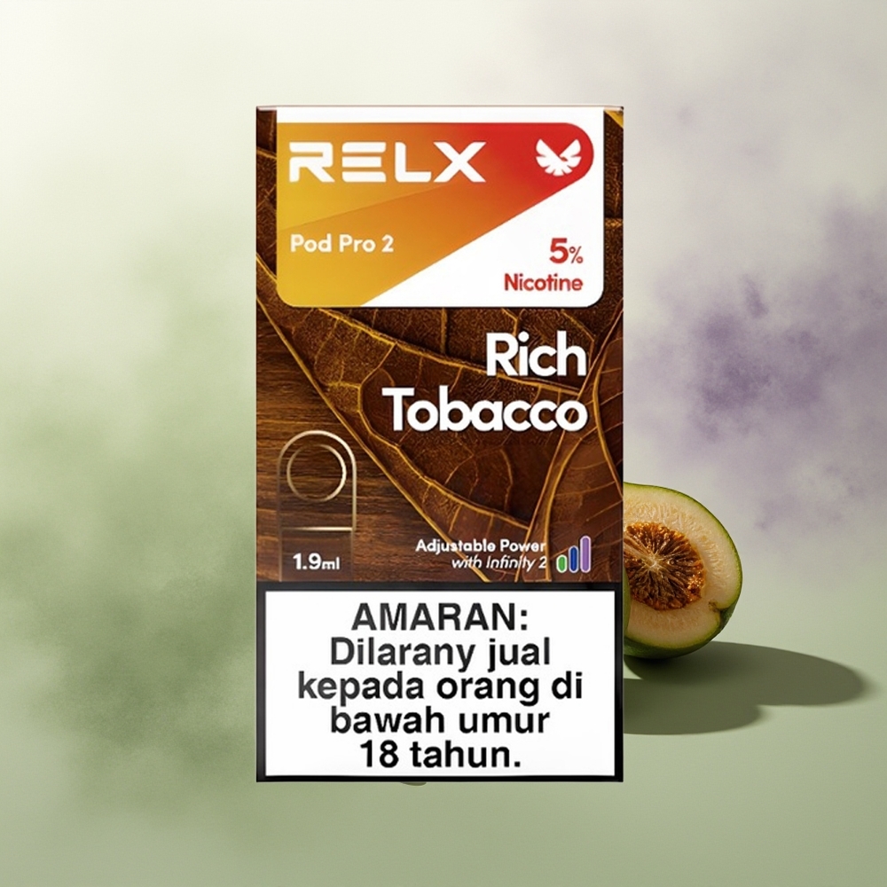 Wholesale Pakistan Relx Pod Pro 2 Vape Device Rich Tobacco 50mg/ml Nicotine Contain