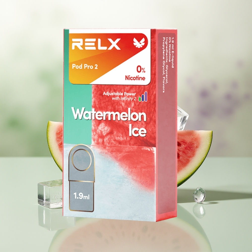 Wholesale Pakistan Relx Pod Pro 2 Vape Device Watermelon Ice 0mg/ml Nicotine Contain
