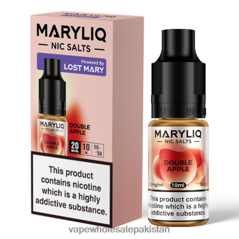 E Cig Wholesale Double Apple D42RL446 LOST MARY MARYLIQ Nic Salts - 10ml - 20mg