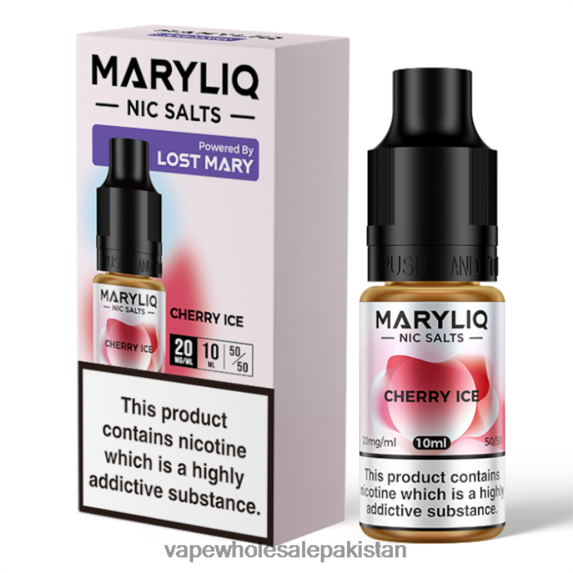 Vape Companies In Pakistan Cherry Ice D42RL443 LOST MARY MARYLIQ Nic Salts - 10ml - 20mg
