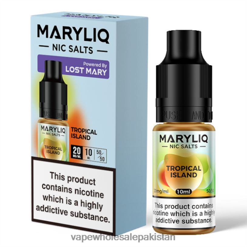 Vape Wholesale Pakistan Tropical Island D42RL461 LOST MARY MARYLIQ Nic Salts - 10ml - 20mg