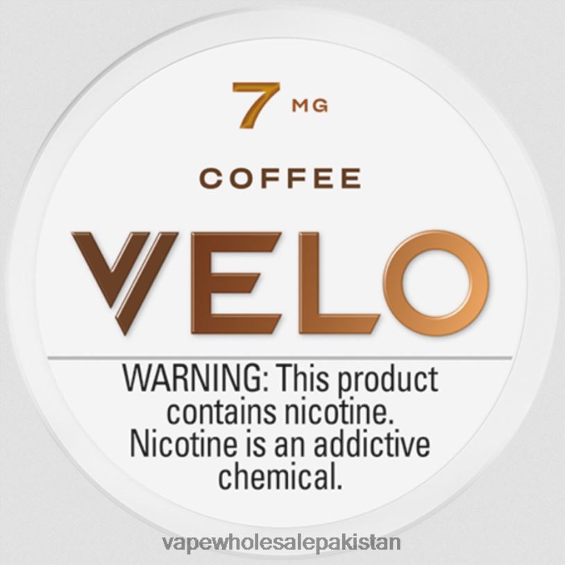 Vape Wholesale Pakistan Coffee D42RL51 VELO Nicotine Pouch 7mg