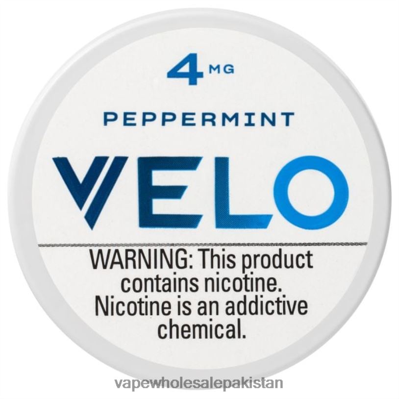 Vape Wholesale Pakistan Peppermint D42RL41 VELO Nicotine Pouch 4mg