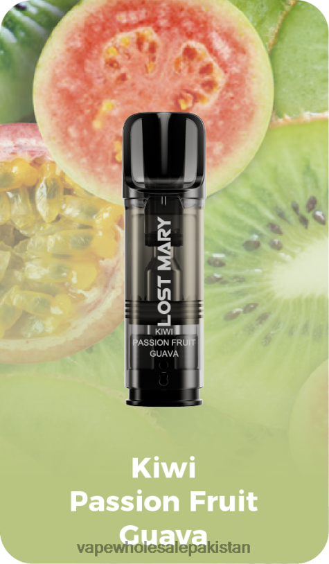 Cheapest Vape Wholesale Kiwi Passion Fruit Guava D42RL424 LOST MARY Tappo Pre-Filled Replacement Pods