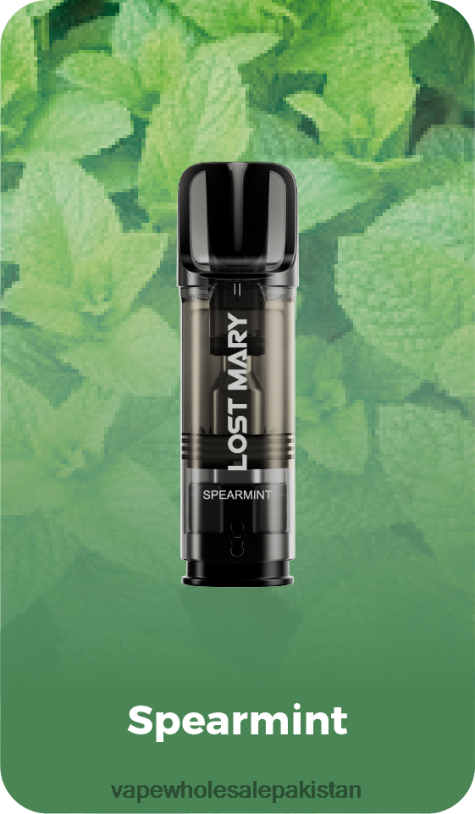 E Cigarettes Wholesale Suppliers Spearmint D42RL429 LOST MARY Tappo Pre-Filled Replacement Pods