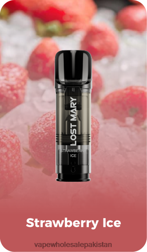 Electronic Cigarette Wholesale Price Strawberry Ice D42RL430 LOST MARY Tappo Pre-Filled Replacement Pods