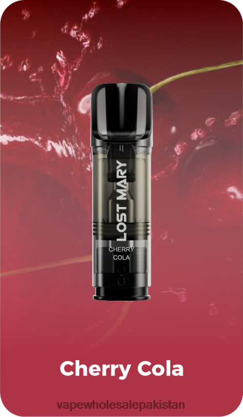 Vape Companies In Pakistan Cherry Cola D42RL423 LOST MARY Tappo Pre-Filled Replacement Pods