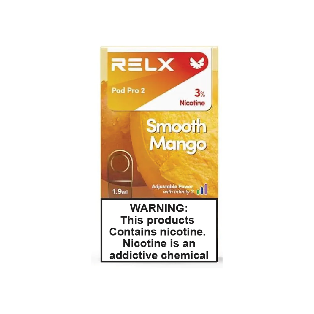 E Cigarettes Wholesale Suppliers Smooth Mango D42RL239 RELX Pod Pro 2