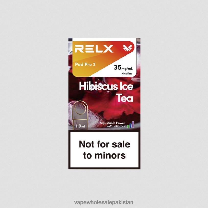 Electronic Cigarette Wholesale Supplier Hibiscus Ice Tea D42RL248 RELX Pod Pro 2